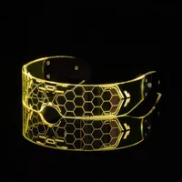 Sonnenbrille Multi-Color Nützliche Licht-Party-Leuchtgläser weit verbreitet LED Futuristic für Pub