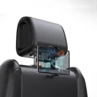Suporte da montagem do encosto do encosto do assento do carro para ipad 4,6-12,9 polegadas 360 Rotation Universal Tablet PC Carrinho de telefone automático