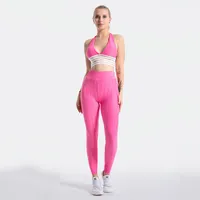 Running Sports Simning Yoga kostym Kvinnor Sportkläder Breathable Fitness Suit Lycra Workout Set Yoga sätter gymkläder