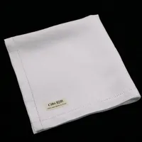 M003: 12 sztuk biały męska chusteczka Duży 16 "X16" Handmade Drawn-Work Lace Lniana Hanky ​​Wedding Hankie 201009