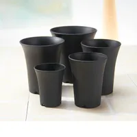 4 inch diameter 5.1 inch Hoogte Saaie Poolse plastic potten voor planten, stekken zaailingen, 10-pack Duurzaam Living Garder Planters 254 J2