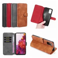 DG.MING Ultra Thin Thin Leather Wallet Falls för Huawei P50 Pro Mate 40 P40 Lite One Plus Nord N200 2 9 Pro 9R Retro Vintage Oil Flip Cover Card Slot ID Holder Pouch Stand Purse Purse Purse Purse