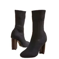 كلاسيكيات رائعة جلد النساء الأحذية عالية الكعب وحقيقية في الهواء الطلق الأزياء والأحذية مارتن كاوبوي الجوارب الغربية HM011 12