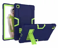 Para Samsung Galaxy Tab A7 10.4 2020 SM-T500 SM-T505 Caso Choque à prova de choque Crianças segura PC Silicon Híbrido Stand Cobertura de Tablet