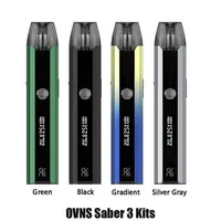 Autêntico Ovns Saber III Saber 3 Kit 700mAh Bateria 2.5ml Capacidade Pod Vape E Cigarro Kit Vape Pen 100% OrlaMonalA30A58A08 A37