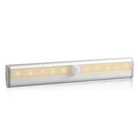 Motion Sensor LED-lampor under skåpet Closet Lights Night Light Portable stick-on lampa varmt vitt ljus