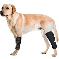 2pcs / lot 애완 동물 무릎 패드 개를위한 개류 랩 조인트 포장 통기성 부상을 위해 다리 개를 회복하는 버팀대 20220106 Q2