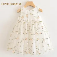 Amor ddmm meninas vestidos 2020 novos crianças roupas doces flor bordada lantejoulas malha princesa vestido para menina 3-8 anos1