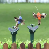 Energia słoneczna taniec latający motyle trzepotanie wibracji mucha hummingbird latający ptaki ogród stoczni dekoracje śmieszne zabawki dbc b 10 g2