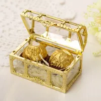 Ouro doce caixa caixa caixa embrulhar caixas de chocolate vintage para crianças românticas favorecem festa decoração decoração suprimentos criativos