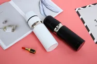 Vintage style Vacuum Cup Thermos car bottle 2 colors white black Flask Cups Garrafa Termica Inox lipstick cup Coffee Travel Vacuum Thermocup