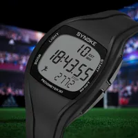 Нарученные часы съемные спортивные часы Mens Snoke 9105 ремешок силиконовый 3D -шагомер 5BAR водонепроницаемы