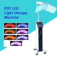 2020 En Kaliteli Kat Ayakta Pro PDT Makinesi Foton Yüz Cilt Gençleştirme Kırmızı + Mavi + Sarı + Yeşil LED Işık Terapi Ekipmanları CE