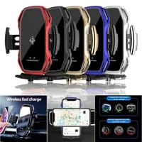 A5 10W Wireless Car Charger Automatic Clamping Fast Charging Phone Holder Mount Car for xiaomi Huawei Samsung Smart Phonesa54425F