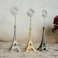 Torre Eiffel Modello Business Business Business Place Holder Metal Seat Morsetto Memo Memorizzatore Messaggio Home Office Wedding Party Party Decor Gifts MJ0421