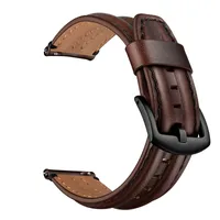 22mm Montre Band pour Samsung Galaxy Regarder 46mm Bracelet en cuir véritable pour Gear S3 Nouveau Design Real Cowhide Watch Strap