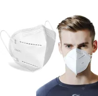 masque jetable en gros non-tissé demi pliant Masque Visage Tissu anti-poussière coupe-vent respirateurs Anti-brouillard Masques anti-poussière extérieure fy0006