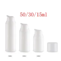 Leere Airless Pumpe Flaschen Druck Emulsion Travel Bottle Probe Lotion Creme kosmetischer Behälter Schlauch Tin 24pc / lot