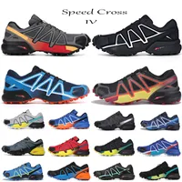 Yeni Hız Koşu Ayakkabıları Çapraz 3 4 CS III Erkek Ayakkabı Ülke Siyah Gümüş Açık Spor Kamp Yürüyüş Boyutu 40-46