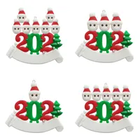 2020 Christmas Tree casa Ornamento Bocca Maschera Hand Sanitizer Tissue modello Natali serie delle decorazioni fai da te vendita calda 10lh J2