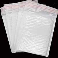 Упаковочные сумки офисные канцтовары 5 шт. (22 * 30 см + 4 см) белый пузырь мешок ультра легкая жемчужная пленка конверт подарок Bag1