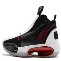 34 SE Allstar Basketbol Ayakkabı Siyah Beyaz Kırmızı Fermuar CU1548-001 Bırakma Kabul Edildi En İyi Spor Eğitim Sneakers Toptan İndirim Ucuz