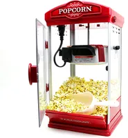 Paramount Popcorn Maker - 새로운 8 온스 용량 핫 오일 팝콘 메이커는 가정용으로 편리하고 빠르게 작동하기 쉽습니다.