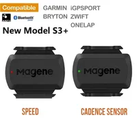 Magene S3+ cadence meter for bicycle Waterproof IP66 cycle Speed sensor ANT+ bike computer Heart rate sensor 220208