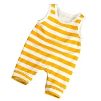 Clothing Sets Baby Outfits Clothes Romper Toddler Sleeveless Boys Girls Jumpsuit Striped Outfits&Set