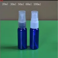 50 pz Spedizione gratuita 20 30 60 100 ml Blue Plastic Spray per Ferfume Bottles PARFUME TONER TONER Vuoto Imballaggio Lucifugal Spritzerbest Quality