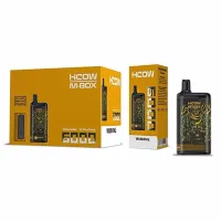 HCOW M- 박스 일회용 전자 담배 키트 키트 6000 퍼프 USB 유형 C 충전식 배터리 15ml 미리 채워진 포드 메쉬 코일 카트리지 거대한 모드 vape A22