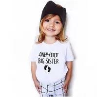 2022 Only Child Big Brother Sister To Be Pregnancy Announcement Tshirt Kids Short Sleeve T-shirt Children Toddler Casual Tees Top