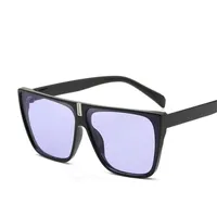 Sonnenbrille Kühle Farbfolie Kinder 2021 Mode Große Rahmen Quadratische Junge UV Schutz Trendy Mädchen Sonnenbrille1