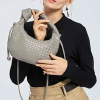 2021 الأزياء اليدوية المنسوجة حقيبة يد جلدية فاخرة مطبوعة حقيبة الكتف سيدة crossbody المتشرد محفظة مصمم