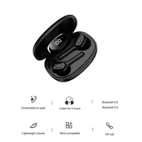 TWS T9S In ear bluetooth Wireless earphone Led power display Noise Reduction Headphones Stereo Earbuds Hands Sports Headsets f303m