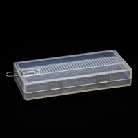 Conteneur de stockage en plastique Porte-batterie portable Boîtiers de sécurité de haute qualité Batteries pour 8 * 18650 Couverture