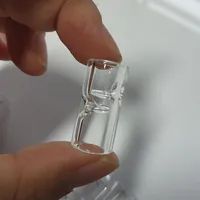 12mm Glasfiltertipps für trockene Kräutertabak mit Zigarettenhalter 2mmthick Pyrex Lange 1 Zoll