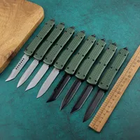 MT Myschelin UTX Mikro Bıçak Çift Aksiyon Oto Taktik Bıçak Survival Dişli Bıçaklar Otomatik Katlanır D2 Blade EDC Cep Araçları Çok Hiki