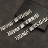 Groothandel 20mm 22mm zilver roestvrijstalen horlogeband voor fit omega riem Seamaster speedmaster planeet oceor horlogeband