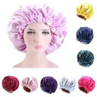 20 Styles Momme Silk Night Cap Hair Bonnet Sleeping Silk Sleep Hat for Women Hair Care Xu 0117