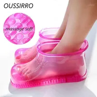 Bath Accessory Set Foot Massage Boots Household Relaxation Slipper Shoes Feet Care Compress Soak Theorapy Acupoint Sole12354040