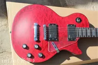 Wholesale Musical Instruments red guitar stripe surface with Floyd Rose tremolo electric guitar
