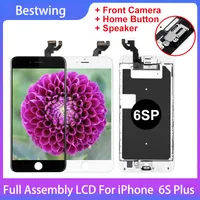 Full Set LCD Display Panel For iPhone 6S Plus LCD Screen Completo Assembly Replacement Front Camera Earpiece Speaker Homebutton