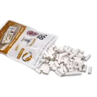 150pcs/bag Disposable Tobacco Cigarette Filter Tip Pre Rolled Smoking Cigarettes Filters Holder Rolling Paper Tips 18*6mm