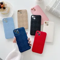 Fashion TPU Leather Phone Cases For iPhone 13 Pro Max 12 11 Xs XR X 8 7 Plus Back Cover Coque Capa Luxury CellPhone Shell protective Case