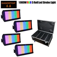 1000W Strobe Light Ciepłe Biały RGB 3IN1 1000W RDM DMX Strobe Flash Lights Professional DJ Disco Scena Oświetlenie oświetlenie