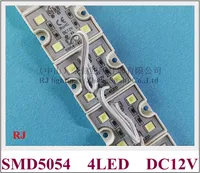 Wysoki jasny moduł światła LED SMD 5054 Moduł LED Wodoodporny DC12V 4 LED 1.6W IP66 35mm * 35 mm CE RoHS