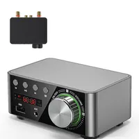 TF HIFI Bluetooth 5.0 Board Audio Power Digital 50WX2 Stereo AMP Amplificador Home Theater USB Card Player