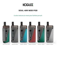 Autêntica Koglee Soul 40W Mod Pod Vape Vape Kit de 1300mAh Pottage Variável 3.8ml Vs RPM 2 4 RPM40 RPM80 Pen Kits Genuine A01