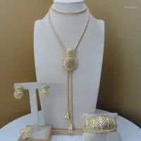 Ohrringe Halskette Yuminglai Klassisch Design Afrikanische Modeschmuck Sets Dubai Kostüm FHK84121